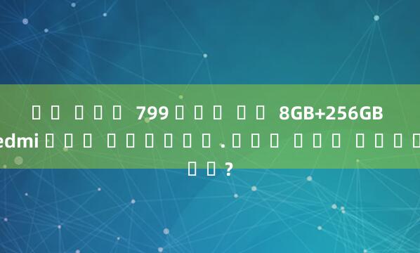 원장 니모닉 799 위안을 위해 8GB+256GB Redmi 전화를 구입하십시오. 그만한 가치가 있습니까?
